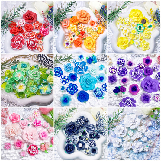 【A2545】Clay Garden-Color Collection- 3D Polymer Clay