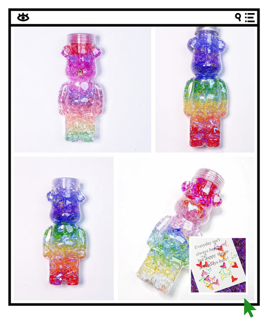 Rainbow Bear  - Luxury Nail Diamond