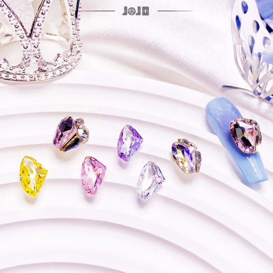 【A1538】Queen‘s Axe - High Quality  & Metal Nail Diamond