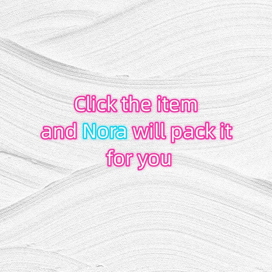 Nora - Click the item and Nora will pack it for you